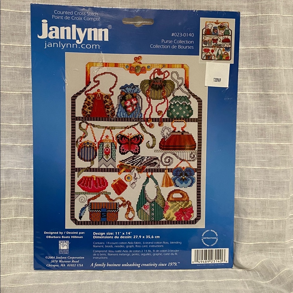 Janlynn Purse Collection Cross Stitch Kit - Multicolor